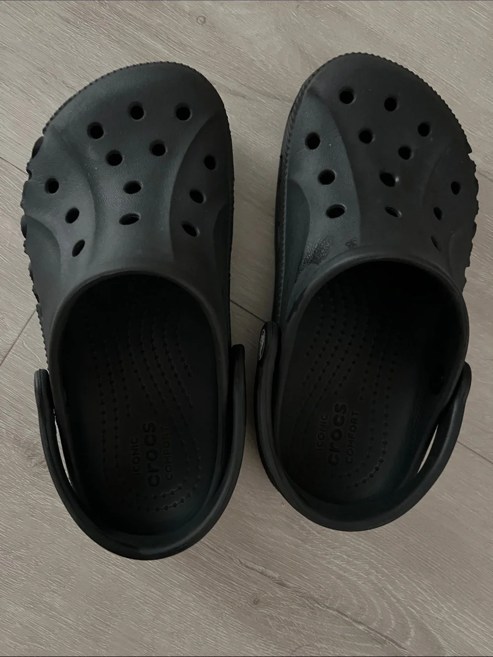 Kids Black Crocs Sandals - Comfortable Everyday Slip-Ons